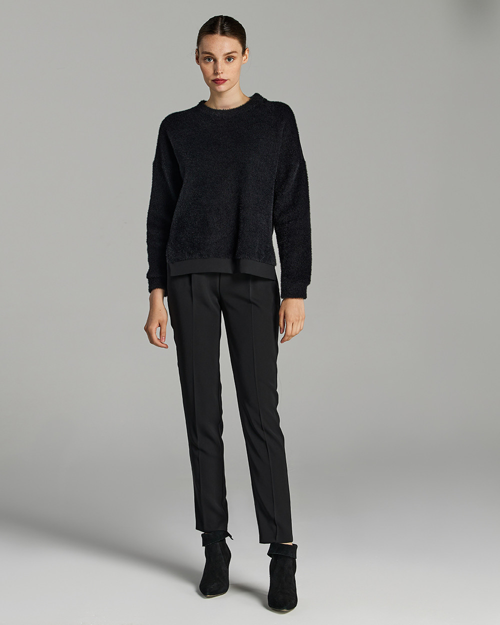 Μπλούζα τύπου χνουδωτή