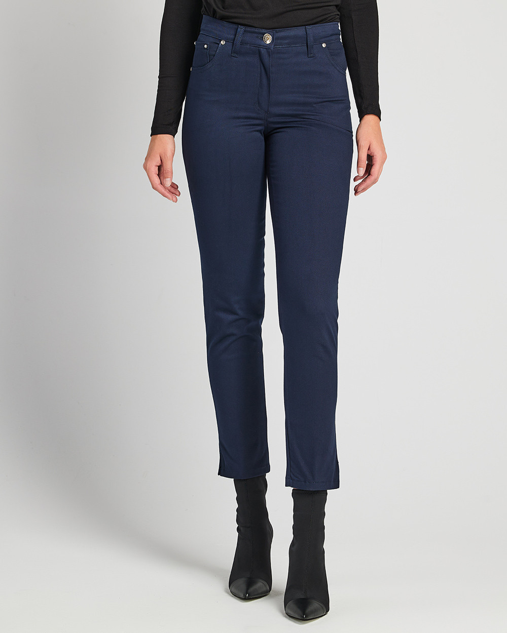 Παντελόνι καπαρντίνα πεντάτσεπο με μήκος 7/8