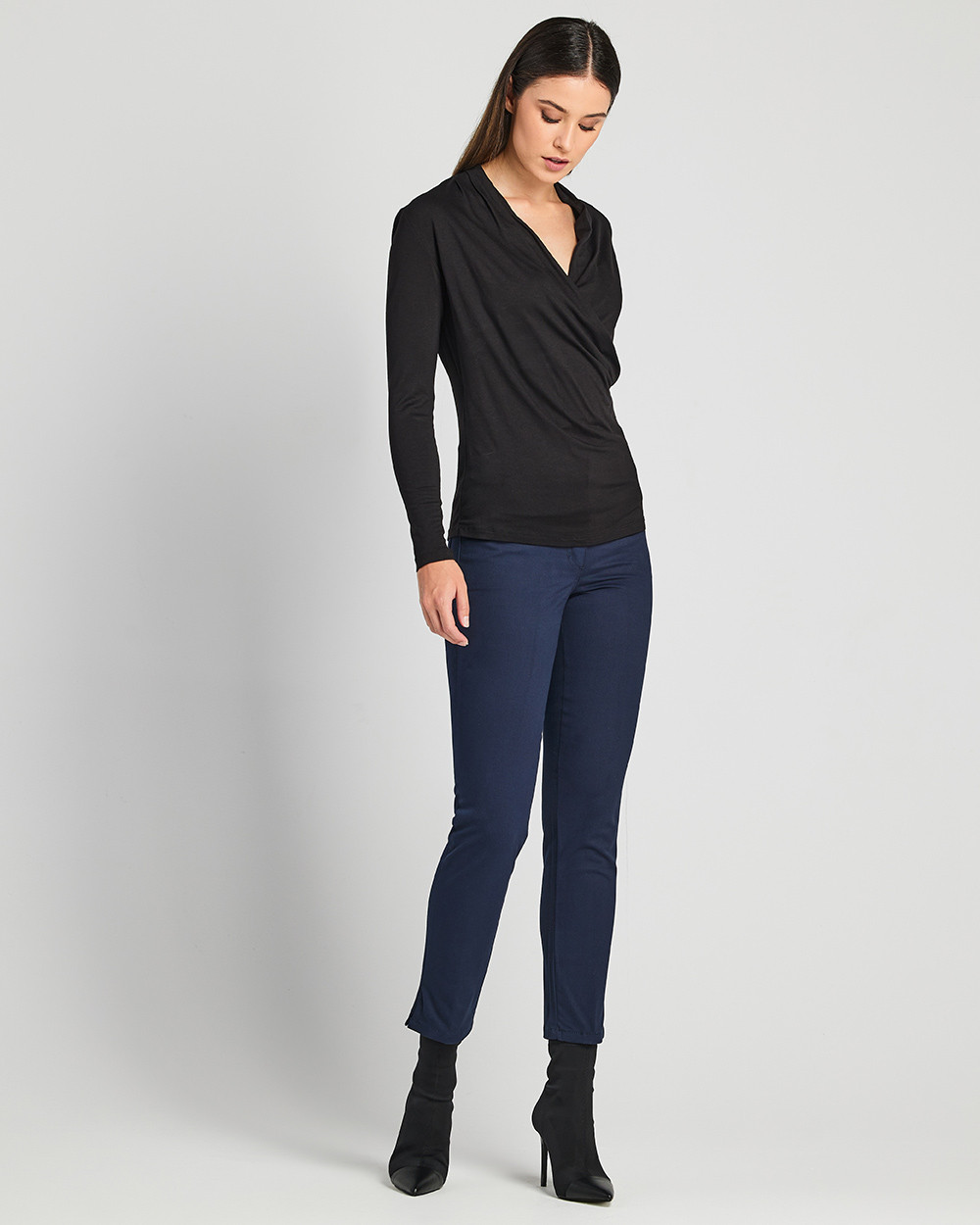 Παντελόνι καπαρντίνα πεντάτσεπο με μήκος 7/8