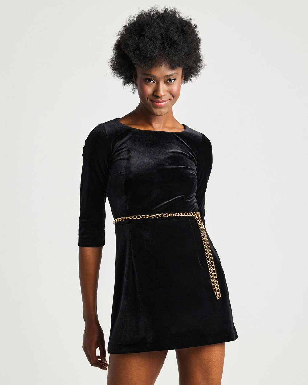 Φόρεμα βελούδο σε Α γραμμή