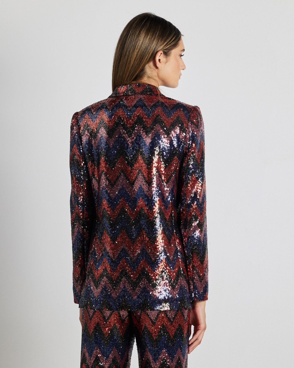Σακάκι σε γεωμετρική παγιέτα