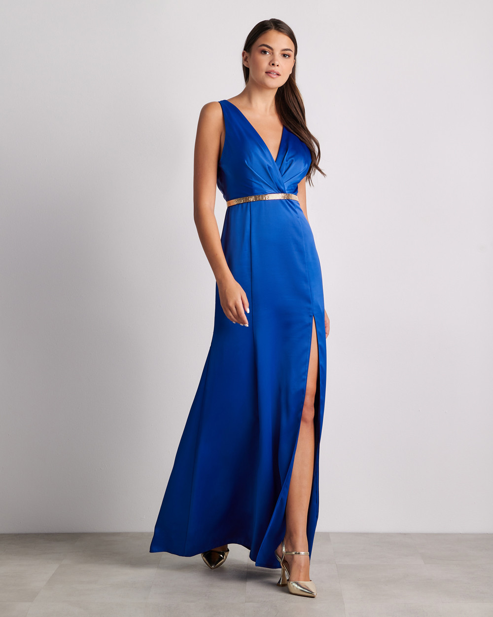 Φόρεμα maxi αμπιγιέ