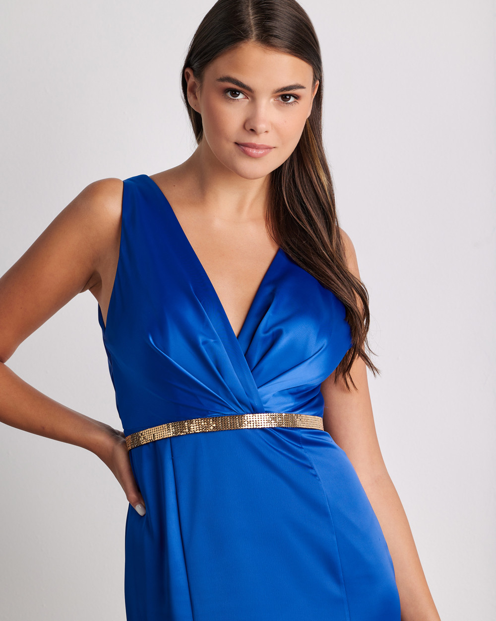 Φόρεμα maxi αμπιγιέ