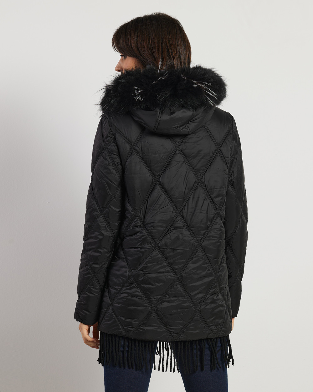 Μπουφάν με αποσπώμενη επένδυση wool blend