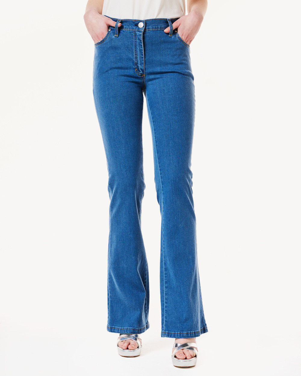 Παντελόνι denim καμπάνα