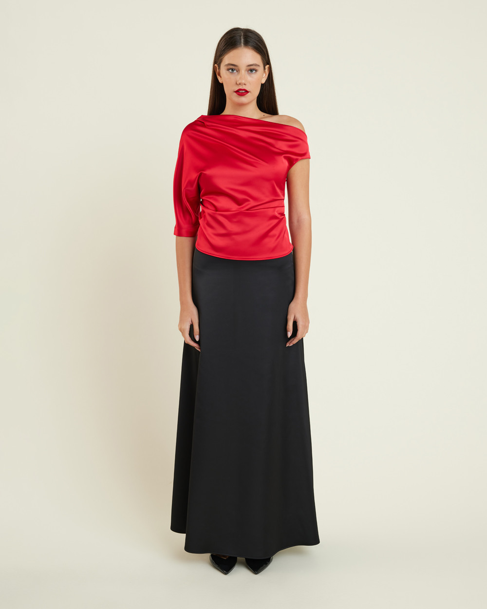 Φούστα satin maxi