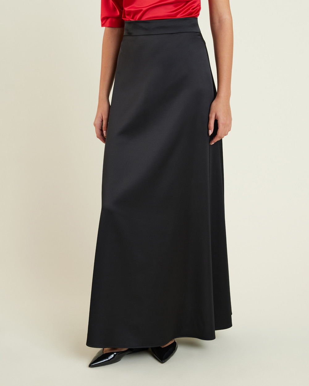 Φούστα satin maxi