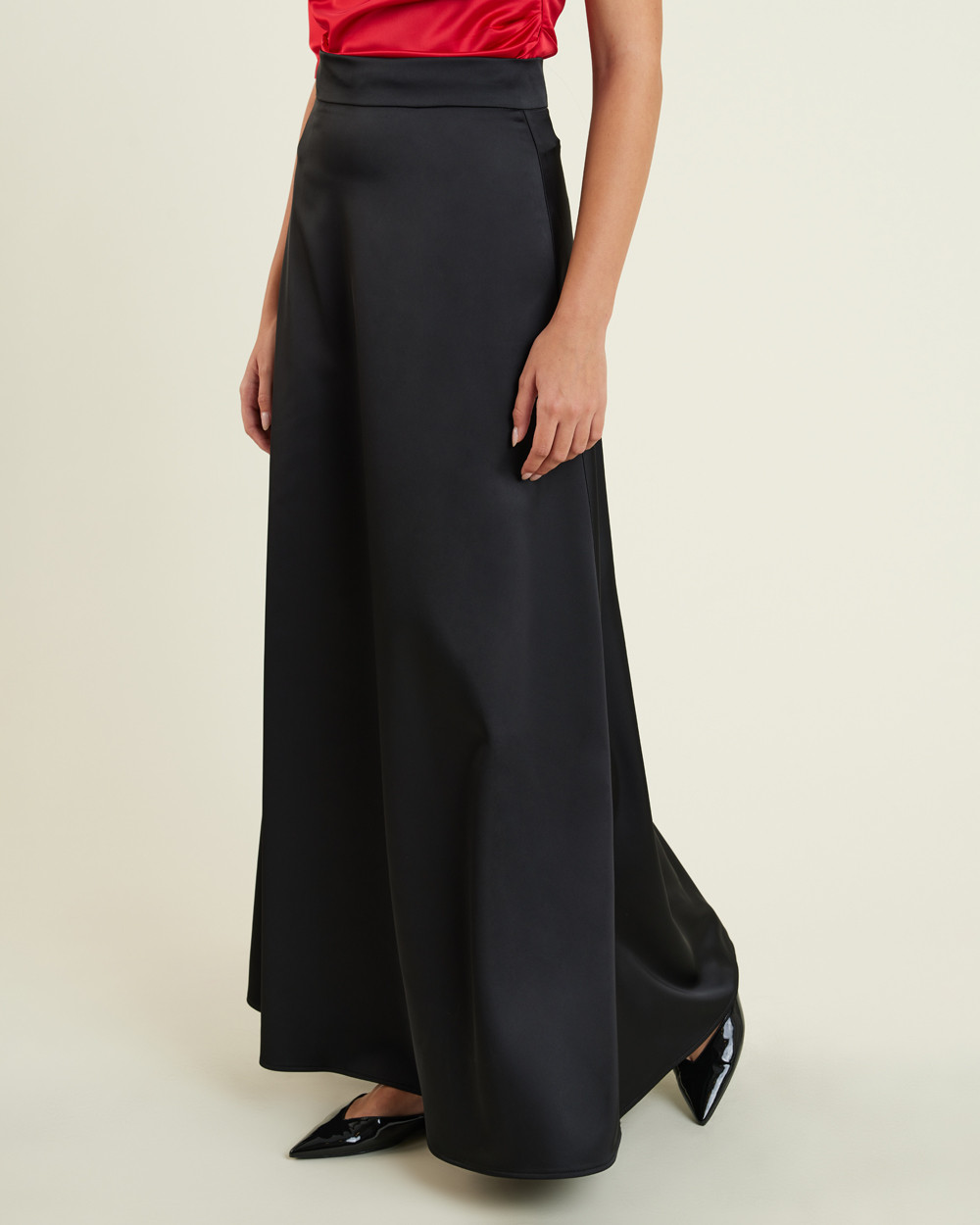 Φούστα satin maxi