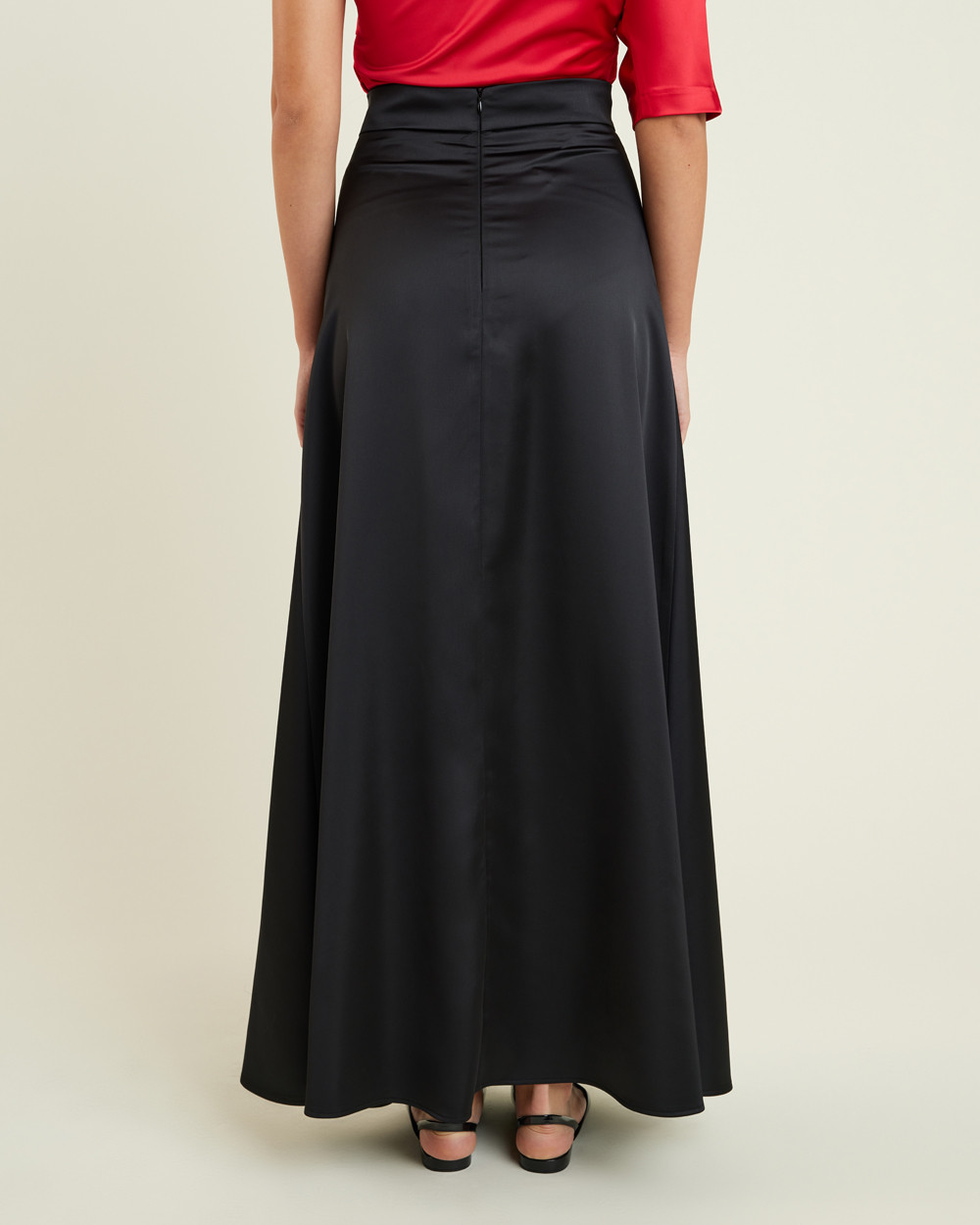 Φούστα satin maxi