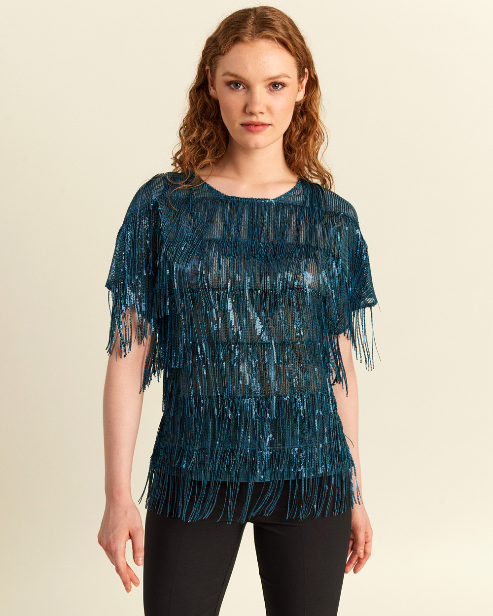 Μπλούζα με παγιέτες