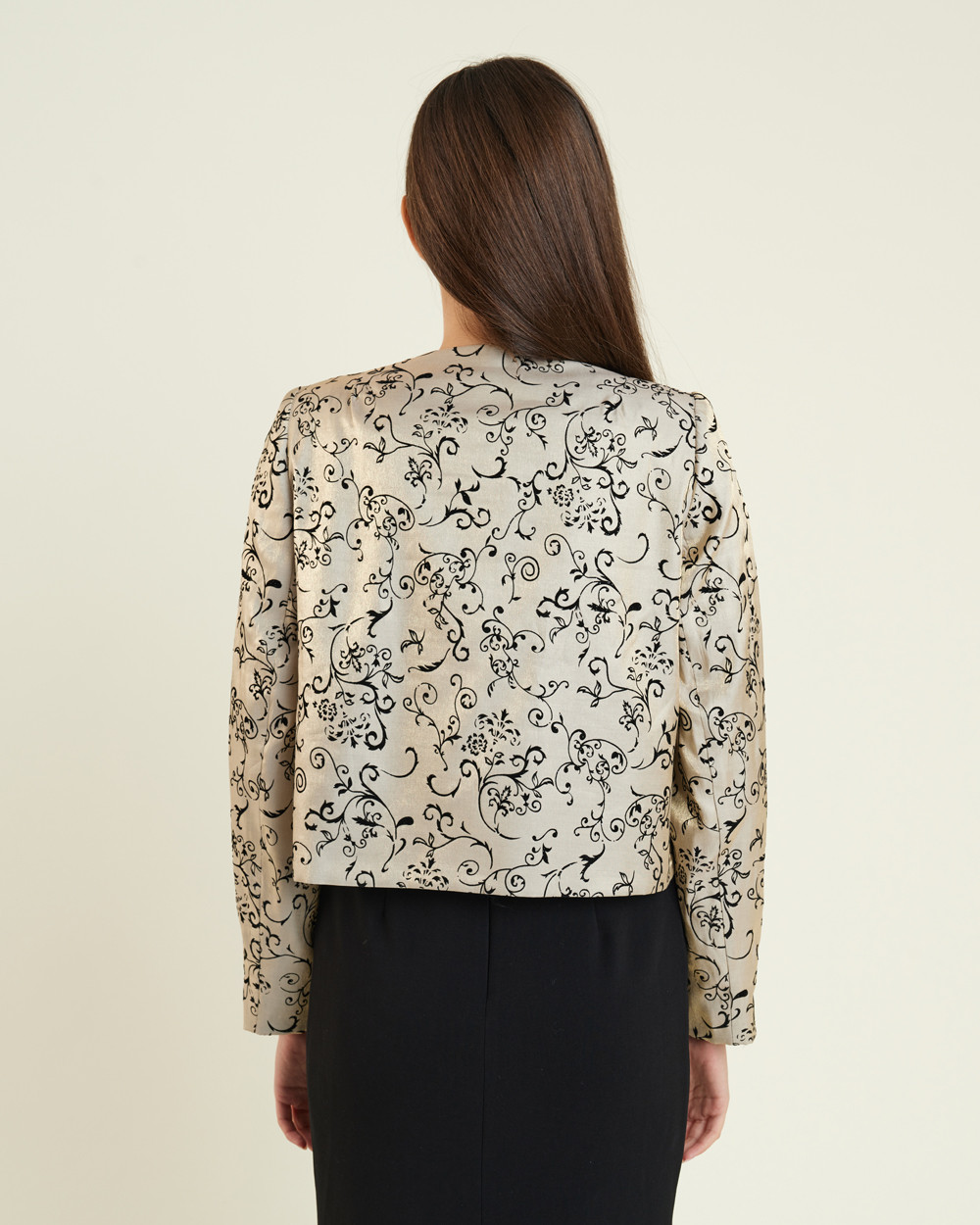 Σακάκι κοντό μπροκάρ