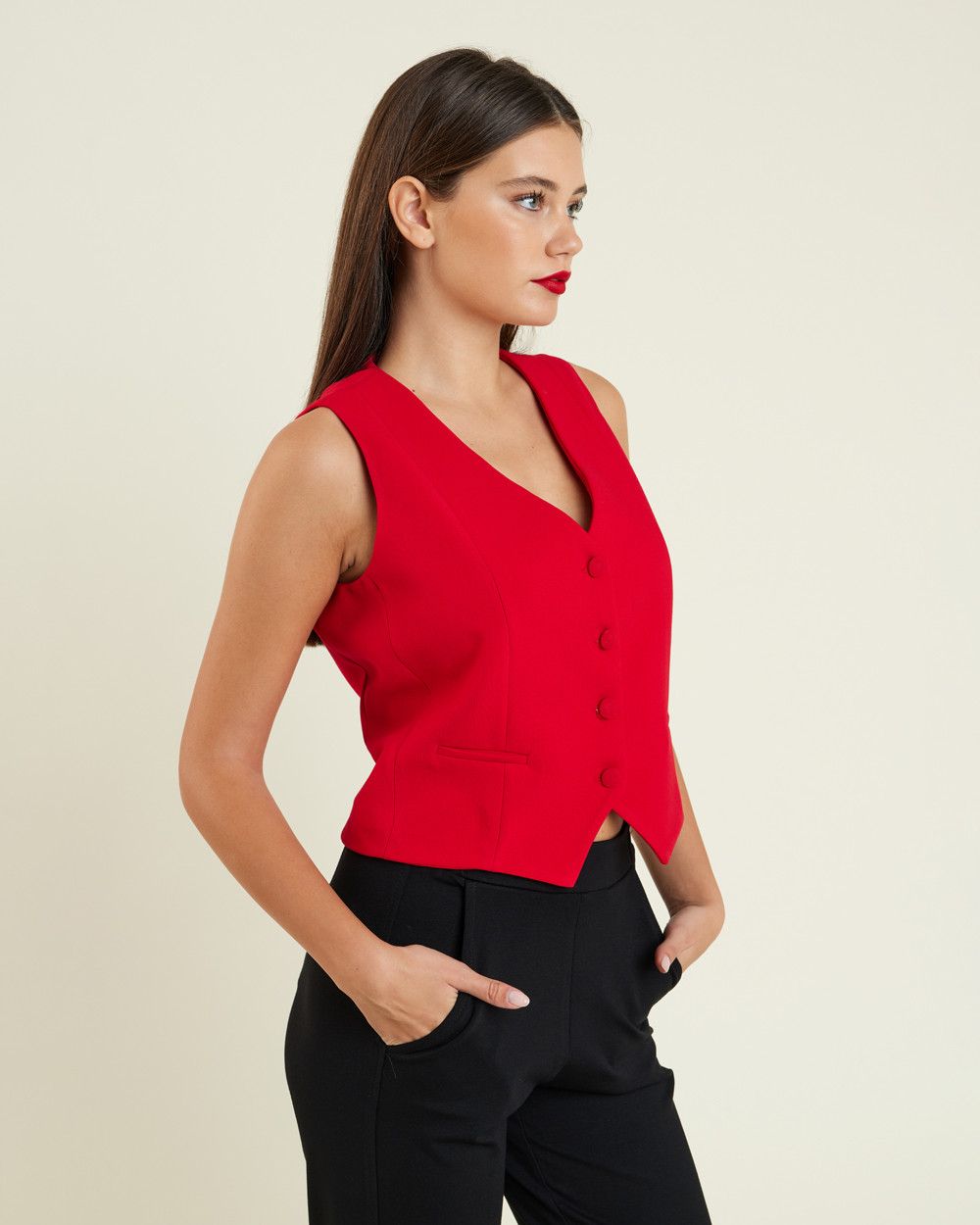 Γιλέκο κρεπ μεσάτο