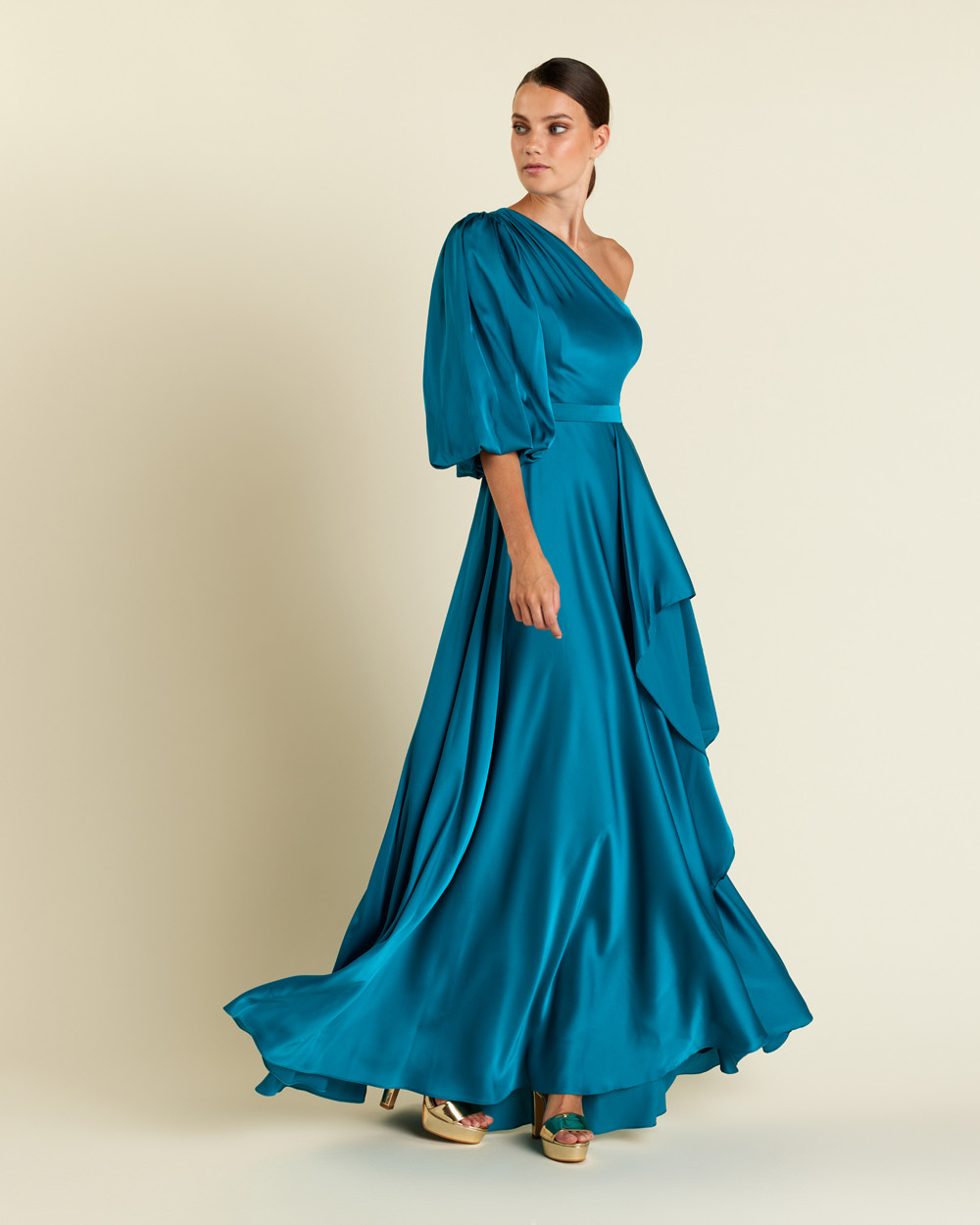 Φόρεμα maxi satin