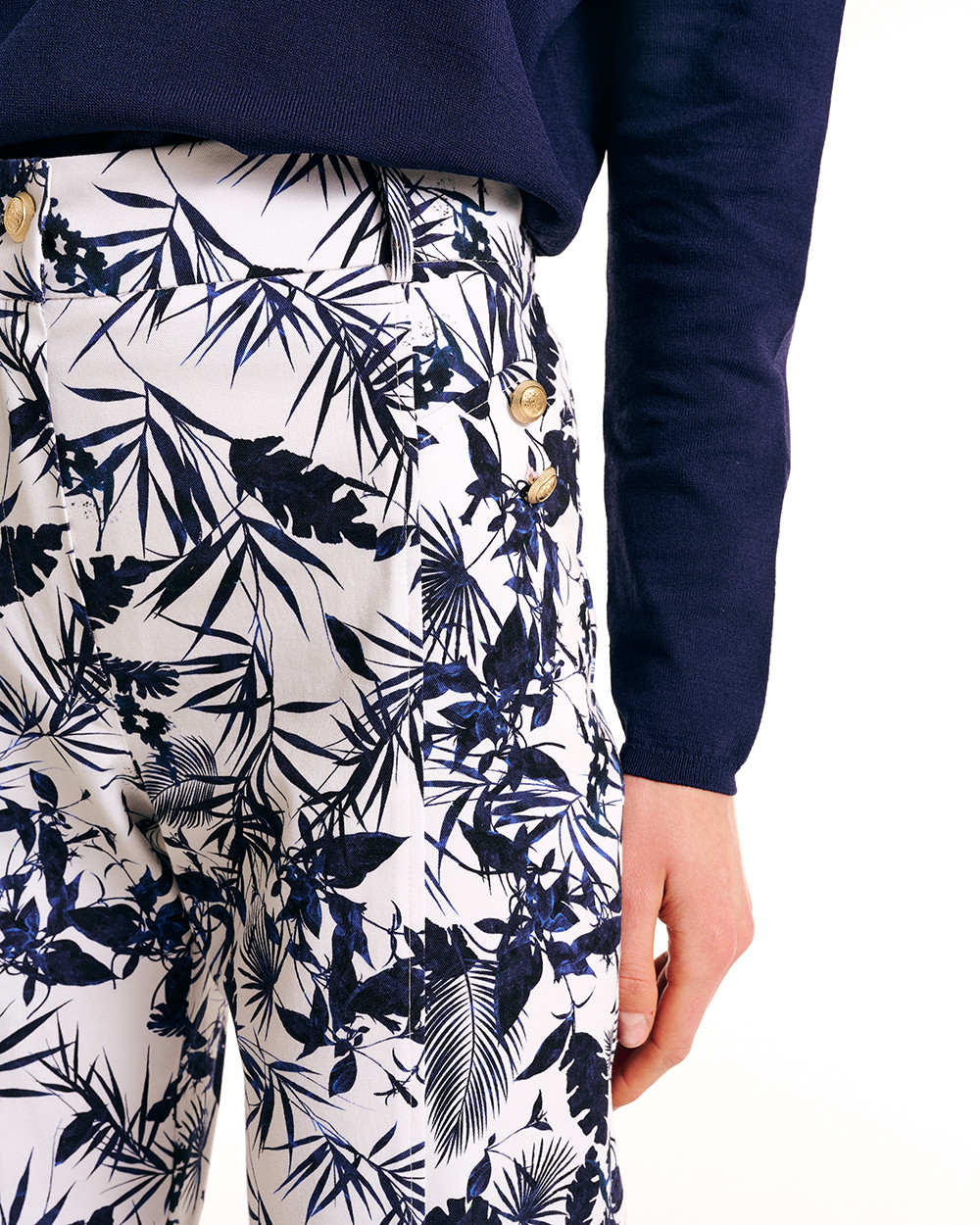 Παντελόνι cigarette floral