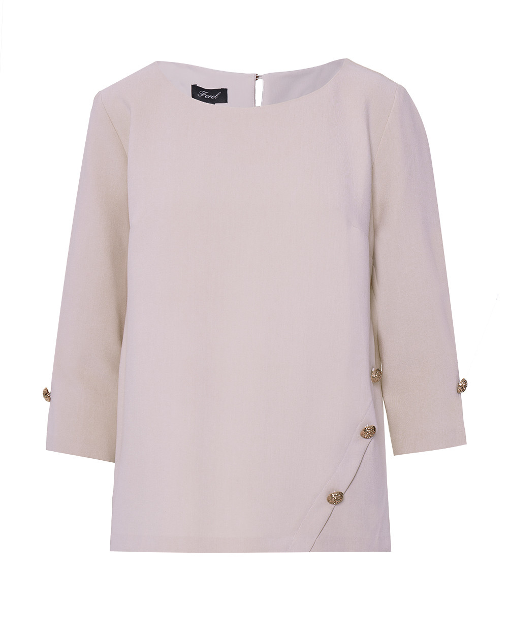 Μπλούζα με χρυσά κουμπιά