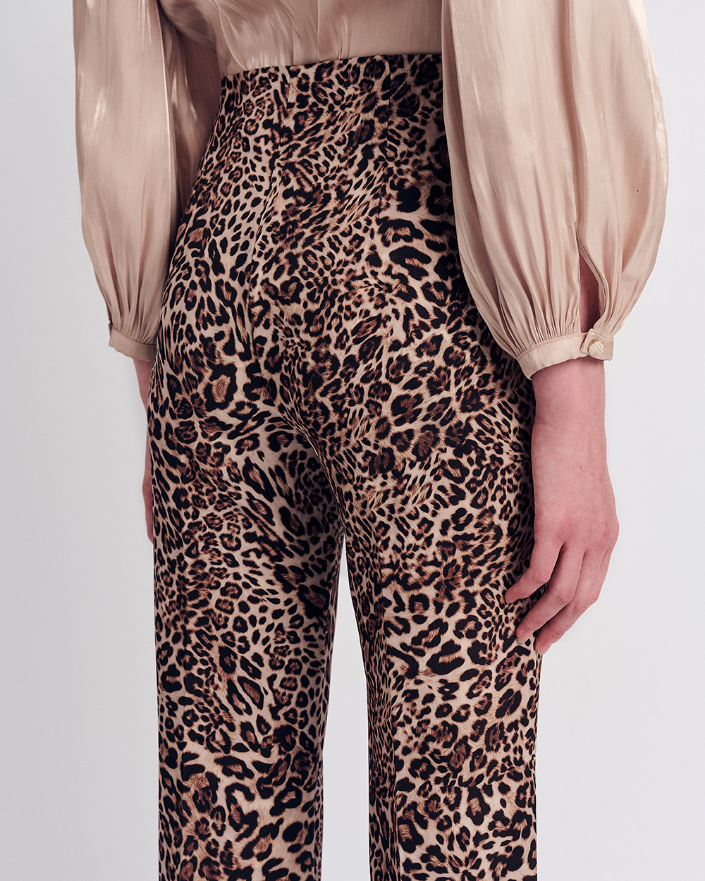 Παντελόνι καμπάνα animal print