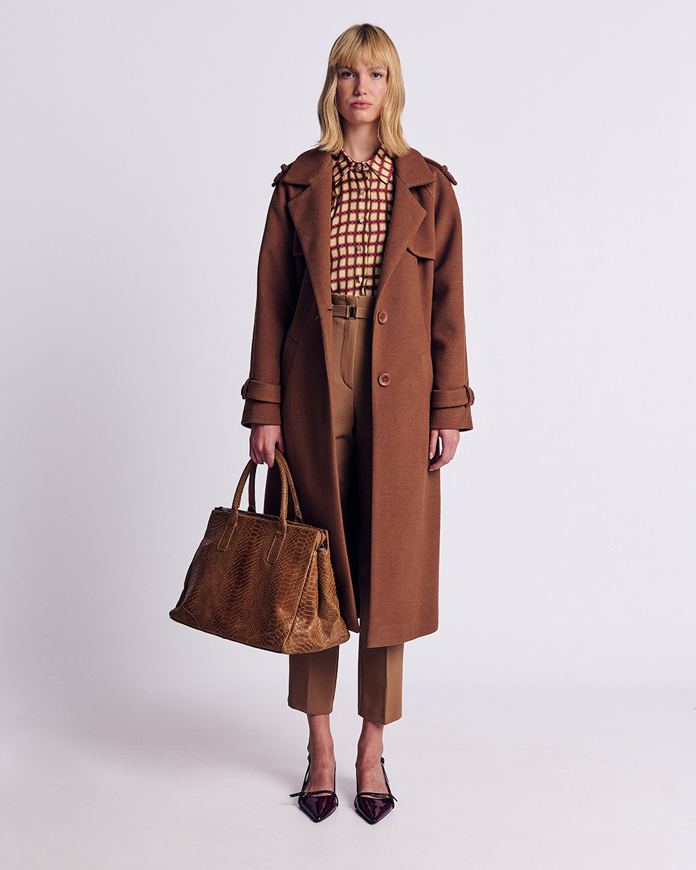 Σακάκι μακρύ με animal