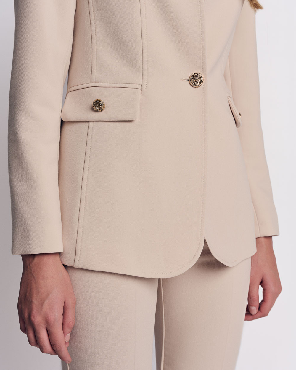 Σακάκι κρεπ μεσάτο