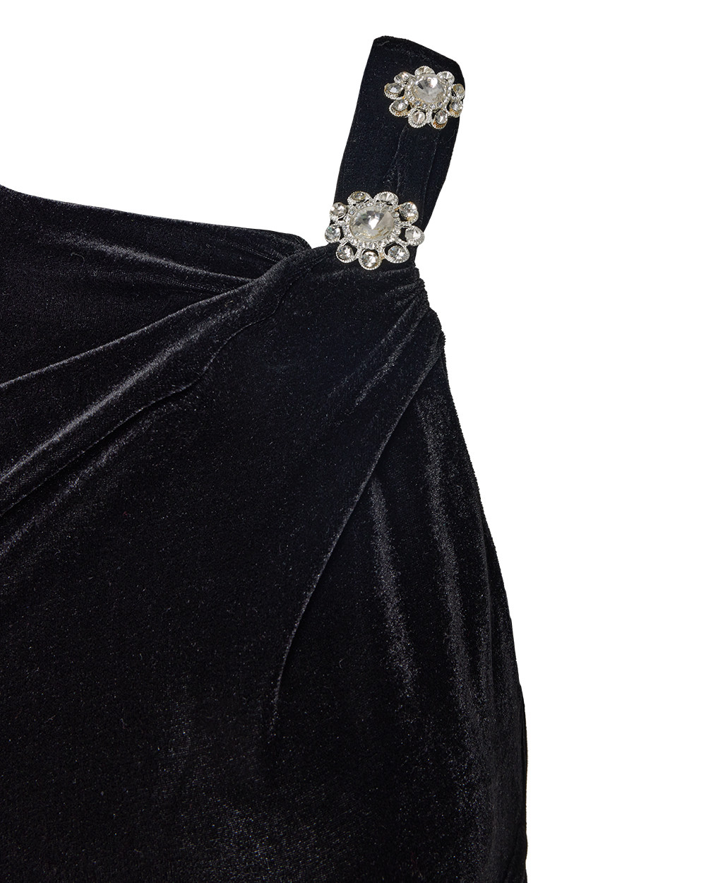 Φόρεμα βελούδο με strass