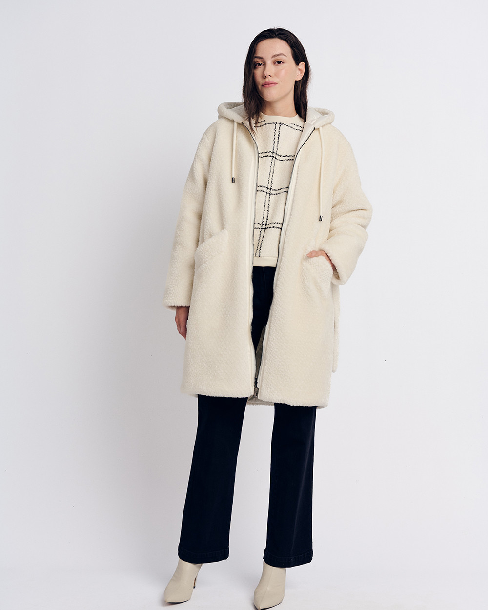 Μπουφάν διπλής όψης με γούνα