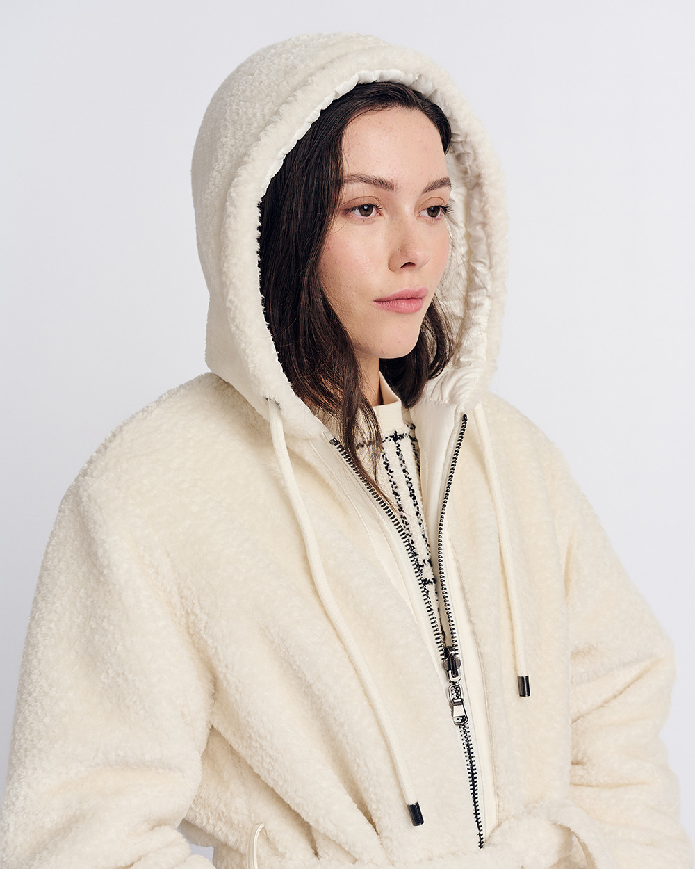 Μπουφάν διπλής όψης με γούνα