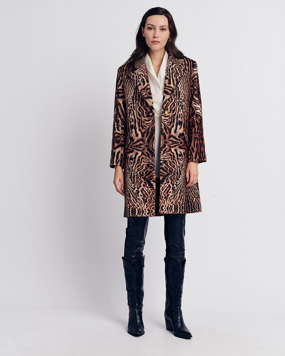 Παλτό animal print