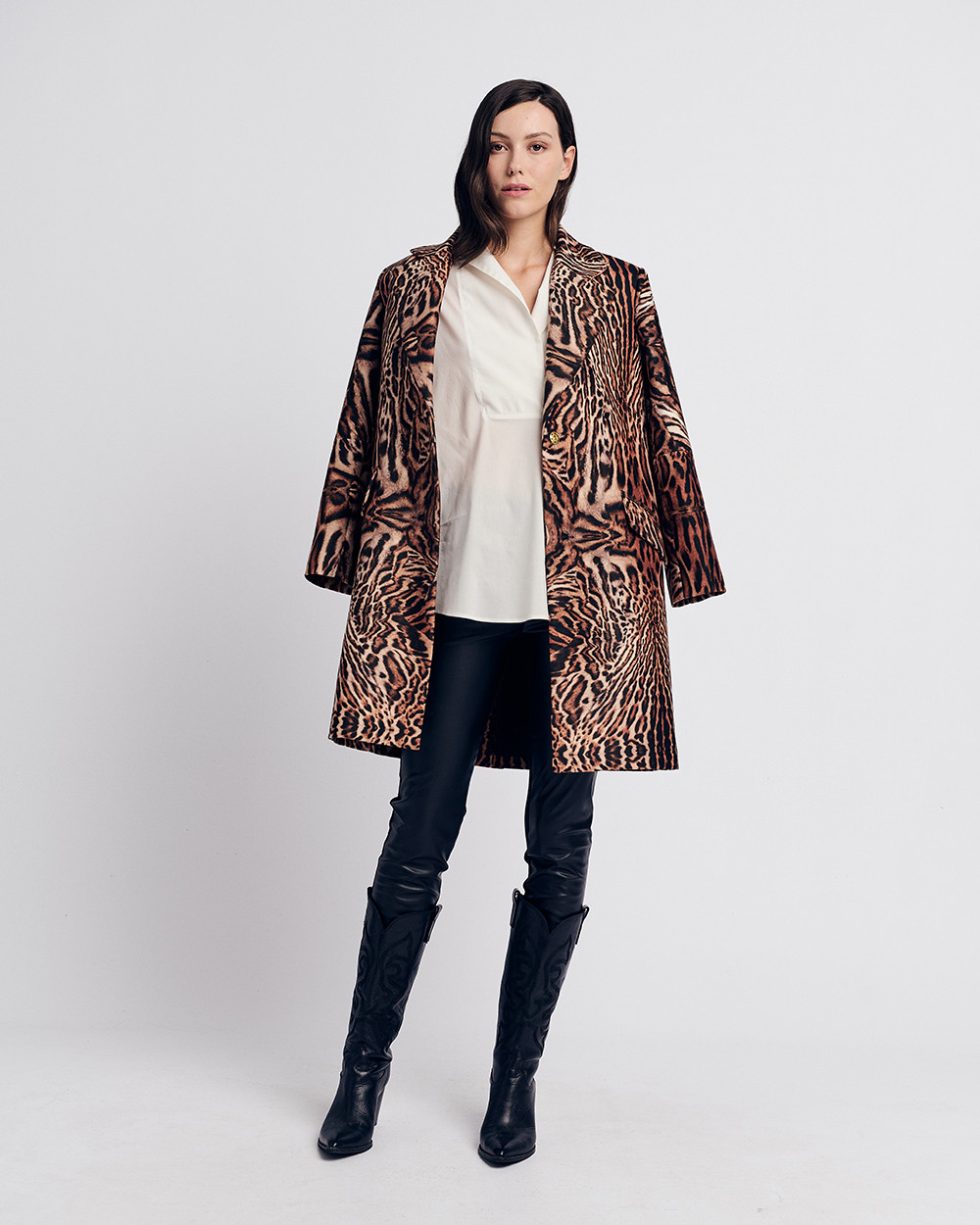 Παλτό animal print