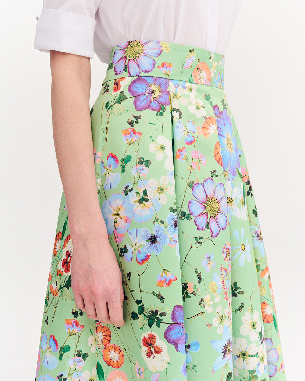 Φούστα ψηλόμεση floral