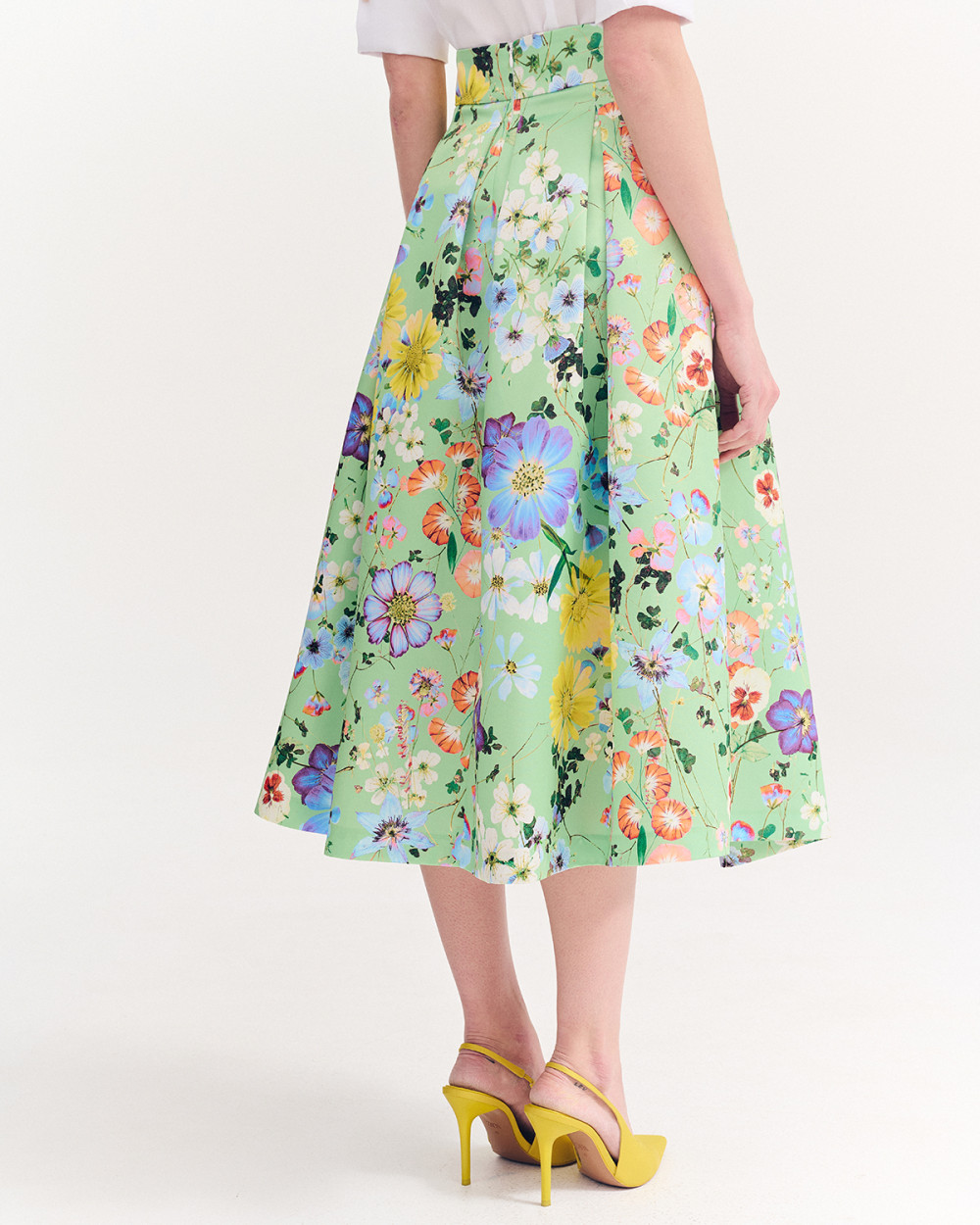 Φούστα ψηλόμεση floral