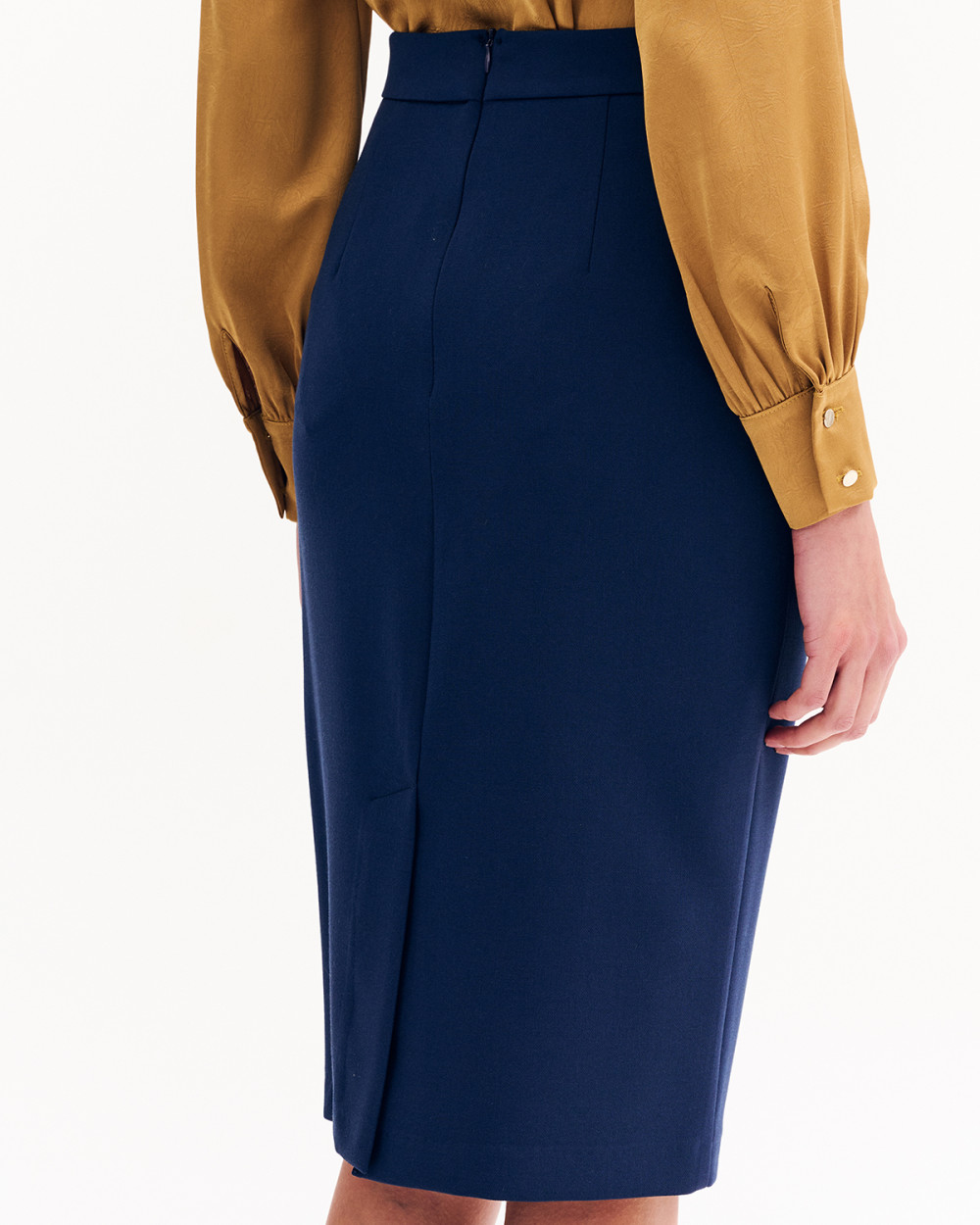 Φούστα pencil με κουμπιά