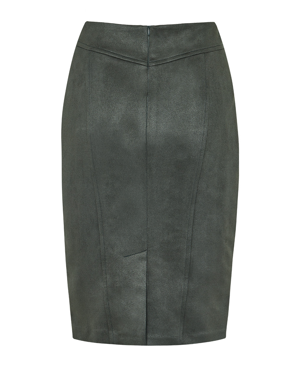 Φούστα σε σουέντ όψη pencil