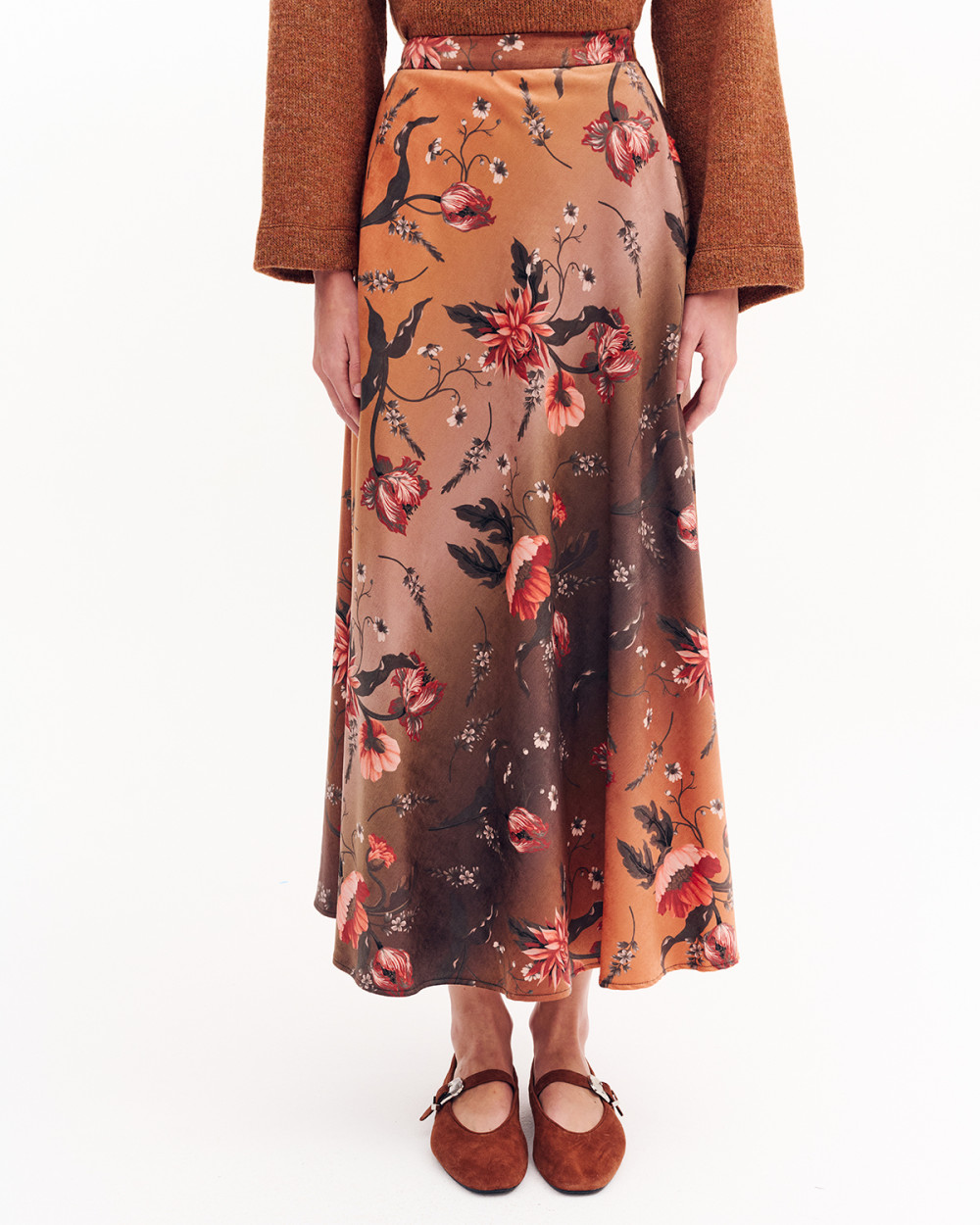 Φούστα floral midi Case Study