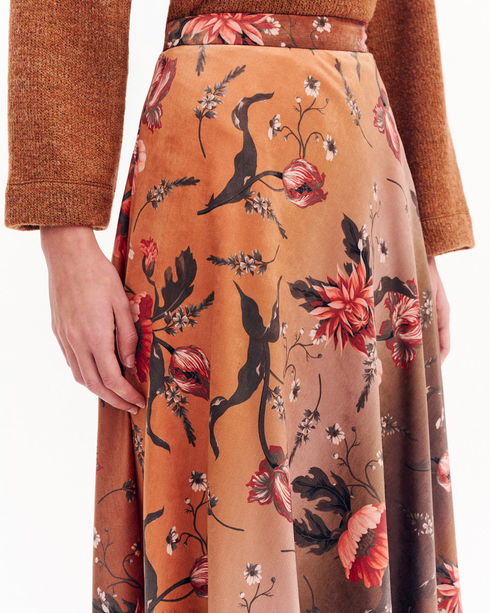 Φούστα floral midi Case Study