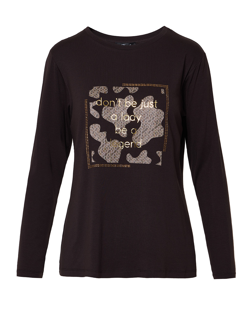 Μπλούζα βισκόζ με strass