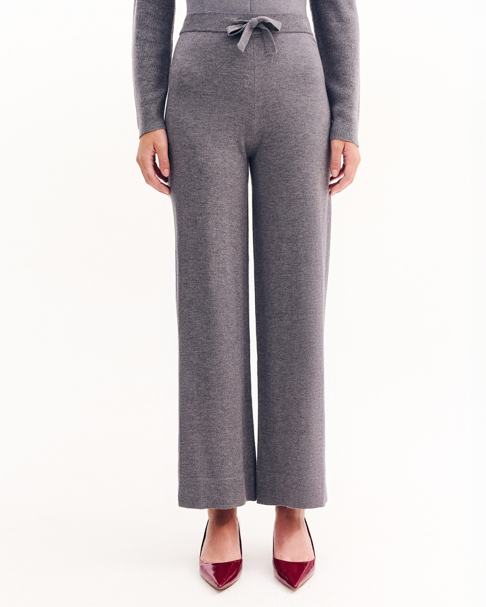 Πλεκτό παντελόνι ισόφαρδο