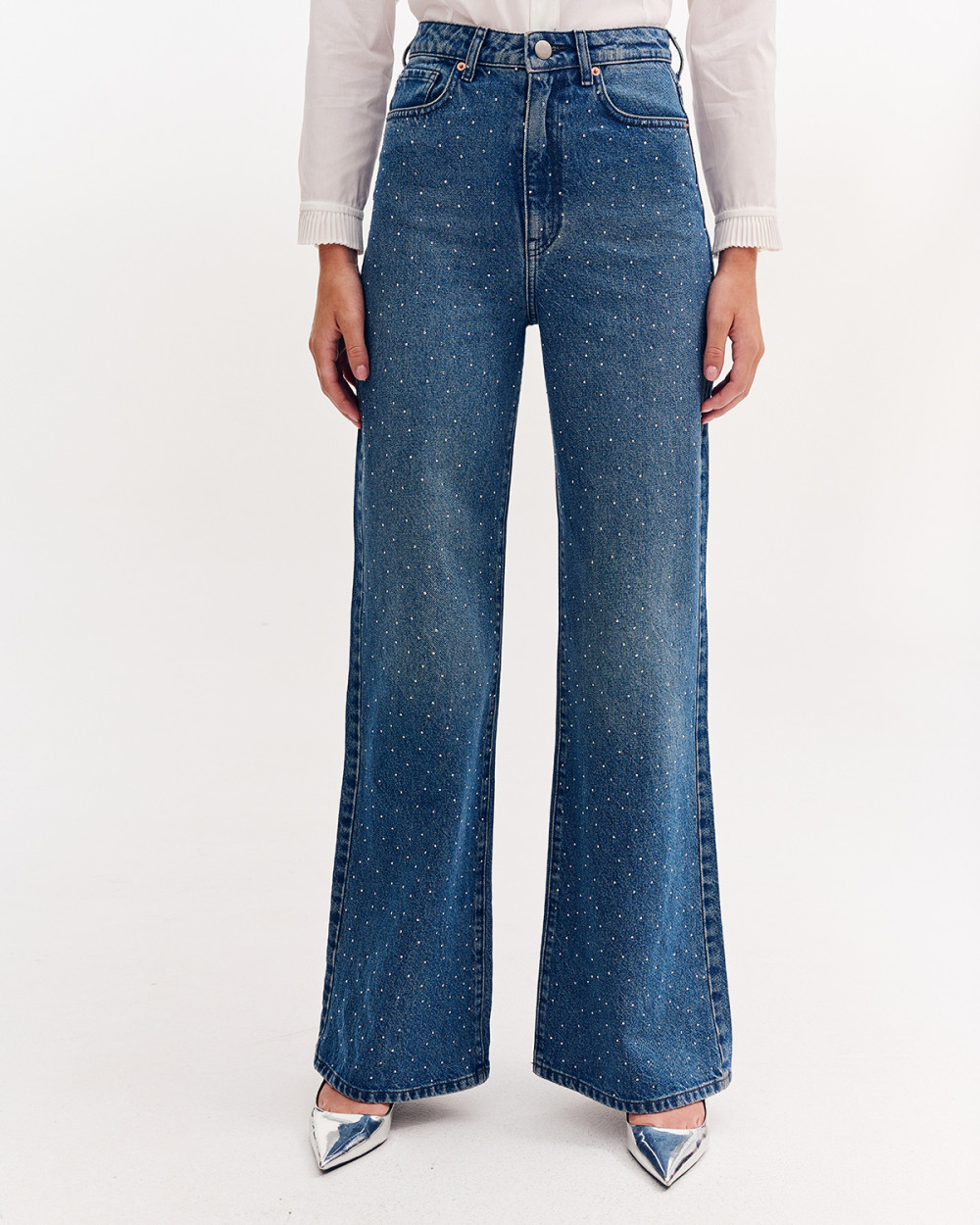 Παντελόνι τζιν με strass