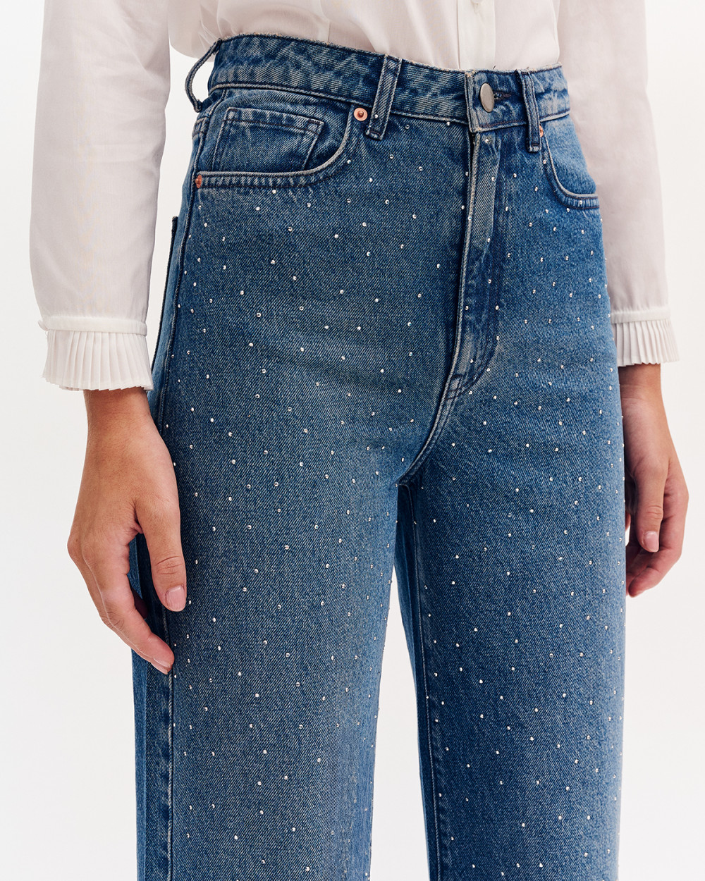 Παντελόνι τζιν με strass