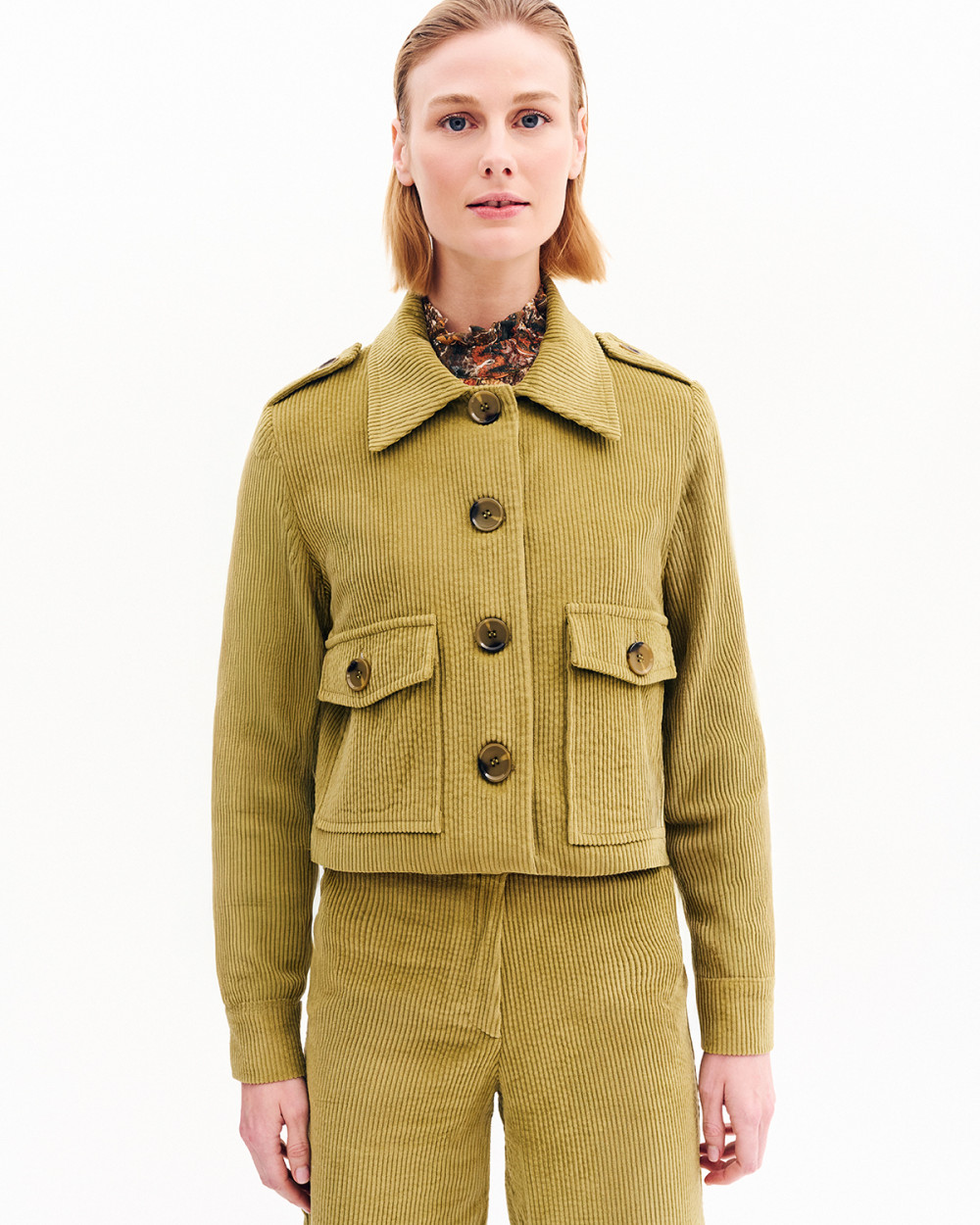 Σακάκι κοτλέ crop Case Study