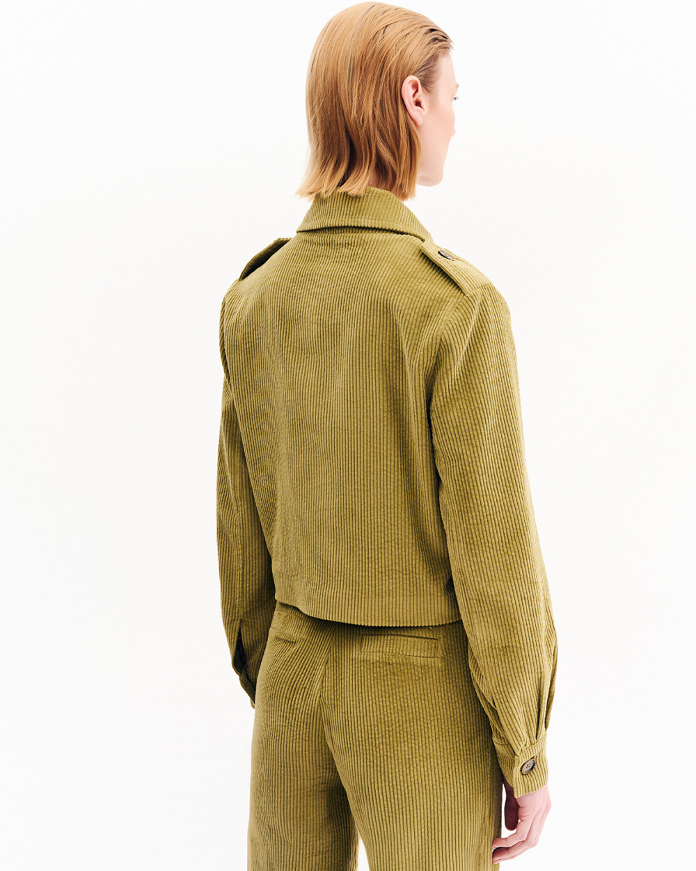 Σακάκι κοτλέ crop Case Study