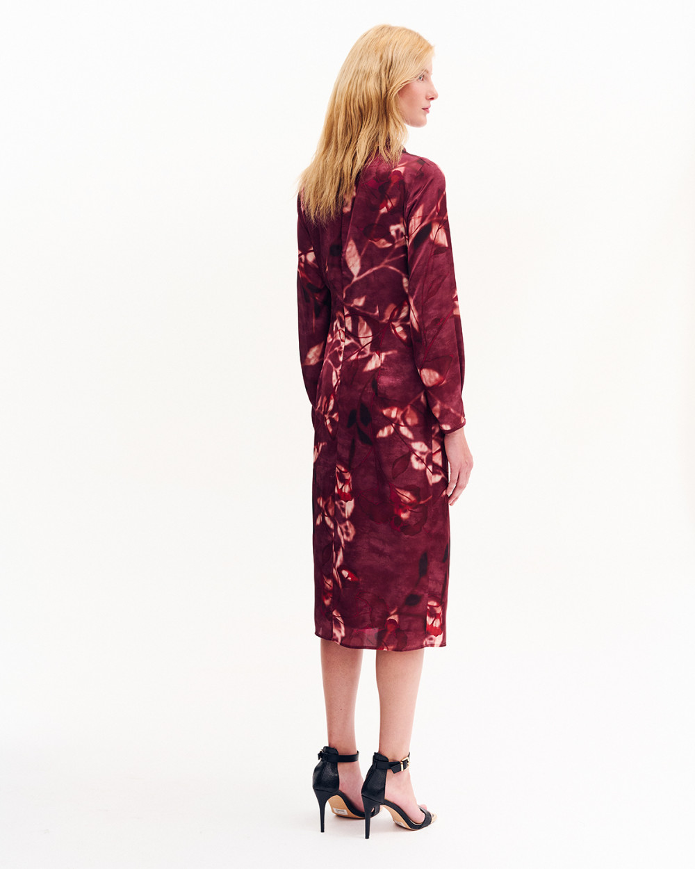 Φόρεμα satin midi φάκελος