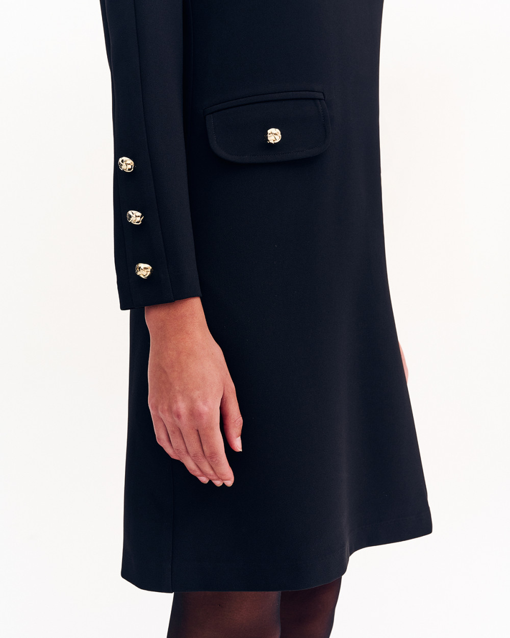 Φόρεμα κρεπ σε Α γραμμή