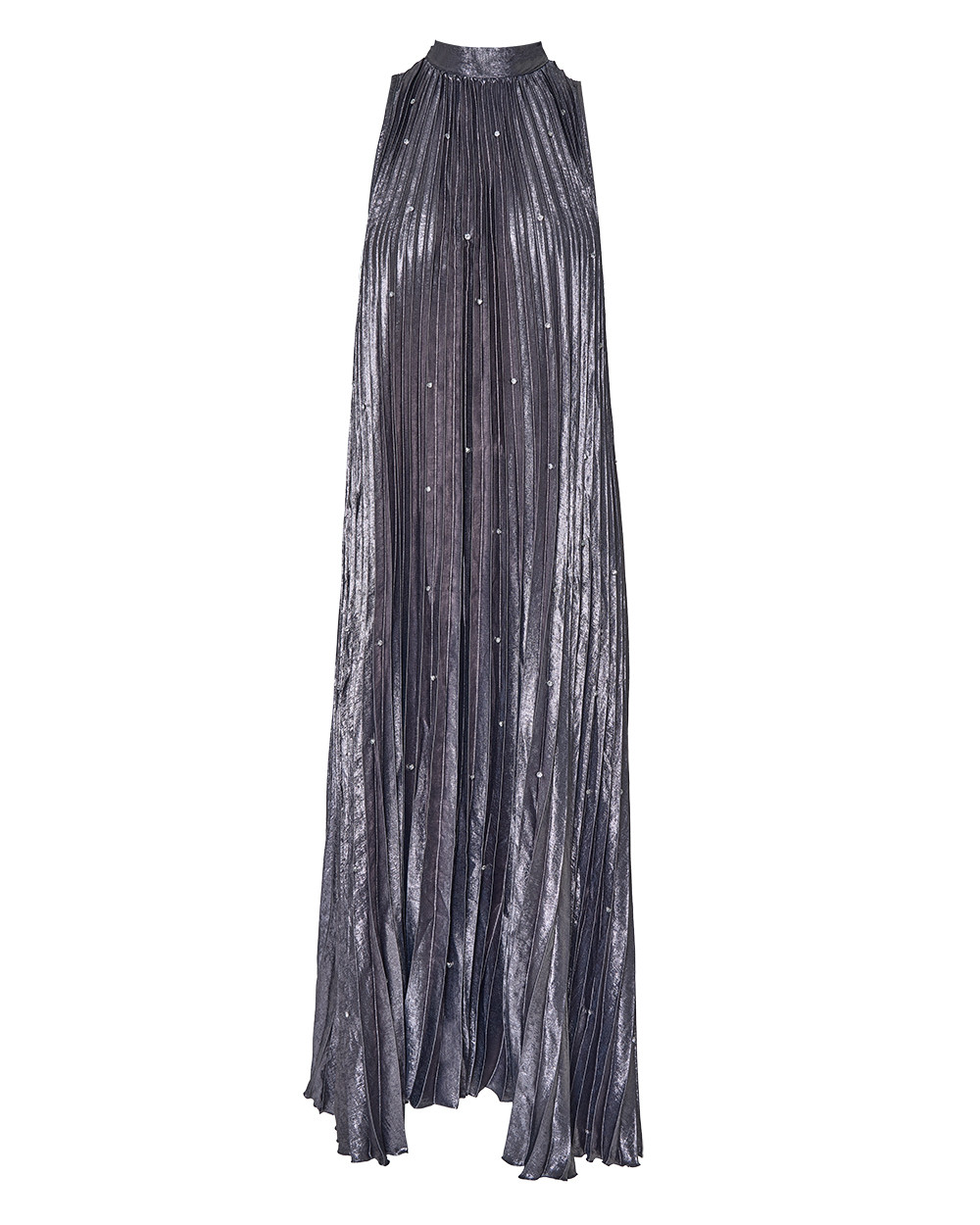 Φόρεμα πλισέ με strass