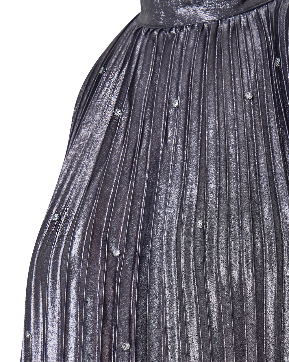 Φόρεμα πλισέ με strass