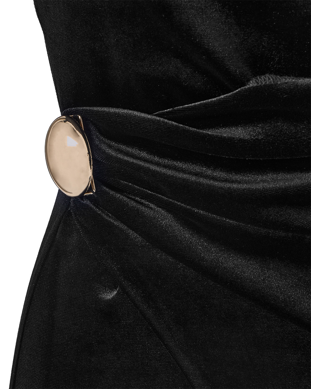 Φόρεμα βελούδο ντραπέ midi