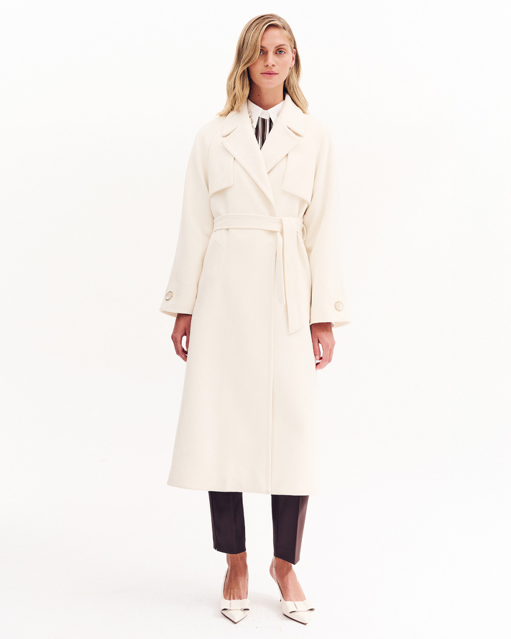 Παλτό μακρύ με γιακά