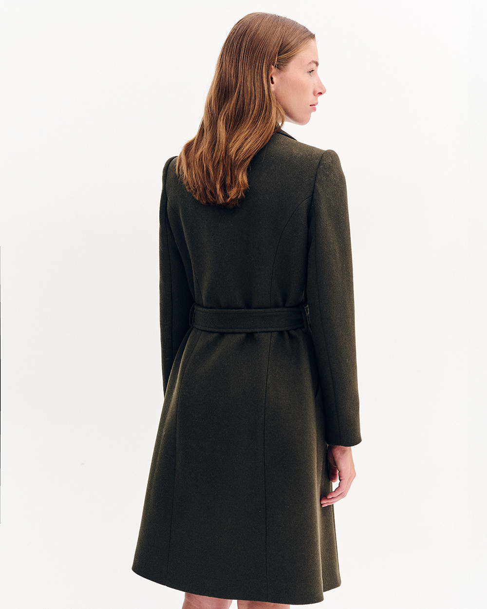 Παλτό σταυρωτό με ζώνη