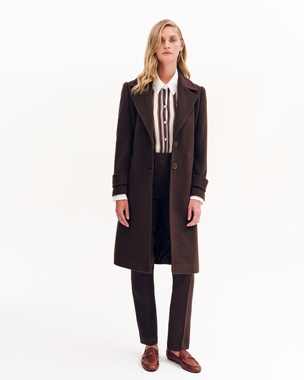 Παλτό σε ίσια γραμμή