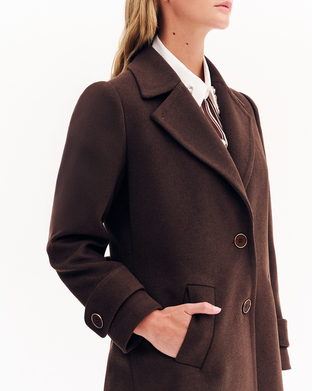 Παλτό σε ίσια γραμμή