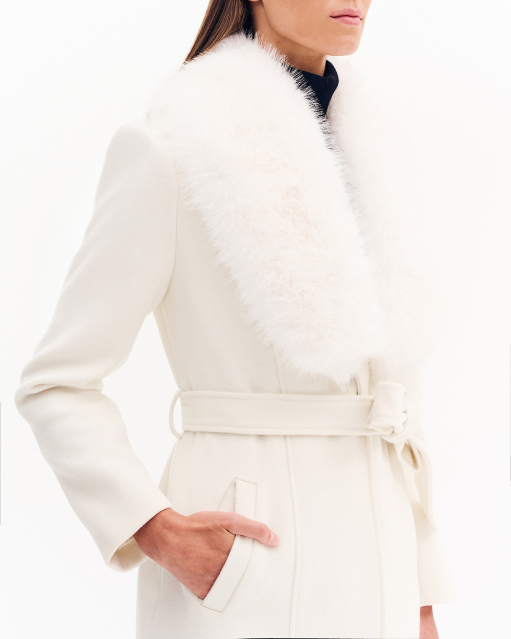 Παλτό μακρύ με ζώνη