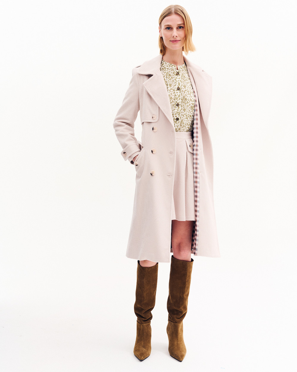 Καπαρντίνα μακριά κοτλέ Case Study